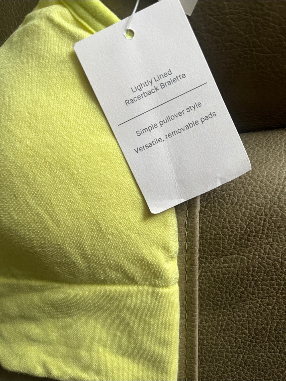 Auden Bright Lemon Seamless Bralette - Picture 3 of 7